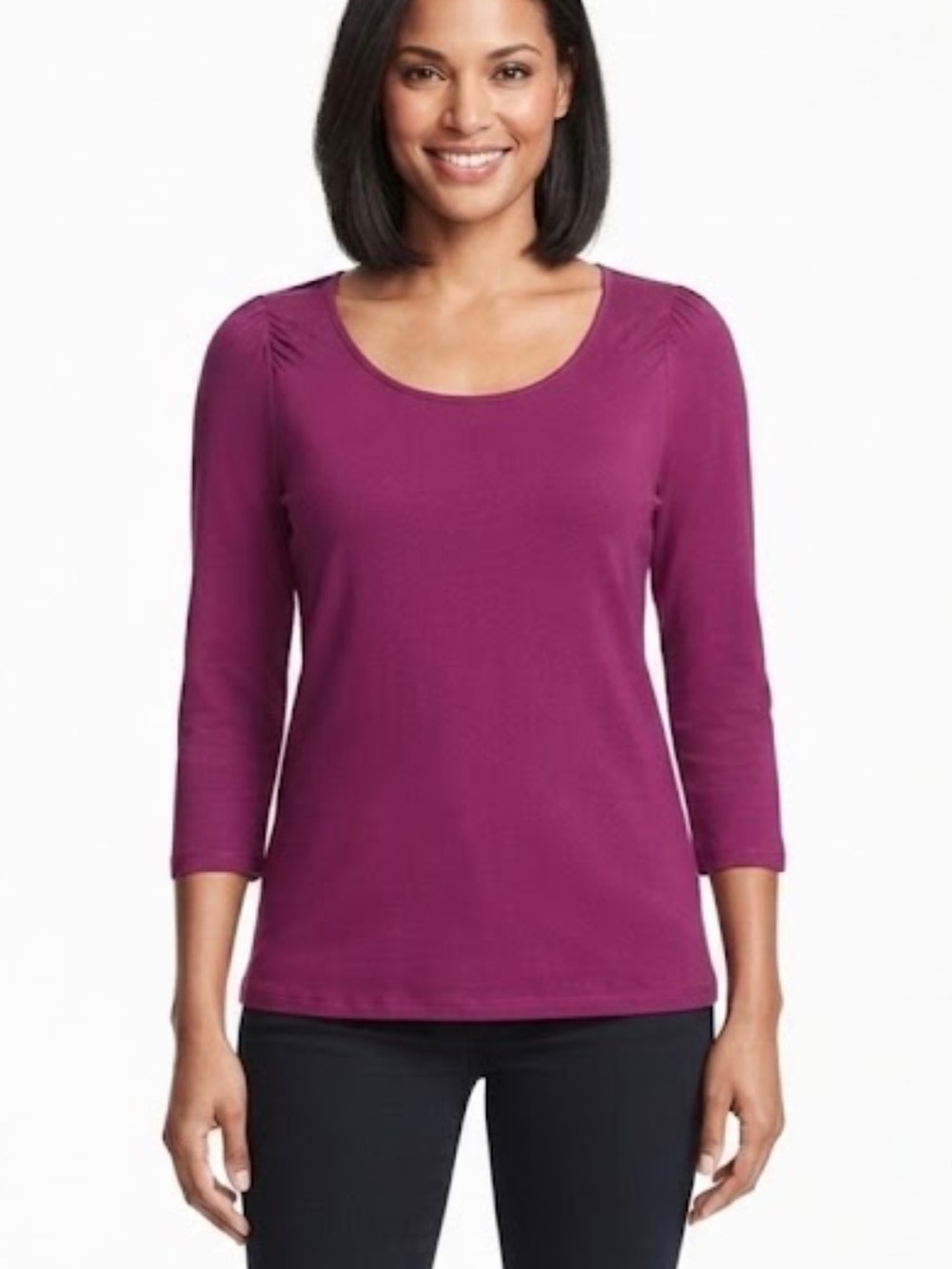 ANN TAYLOR top size XL purple